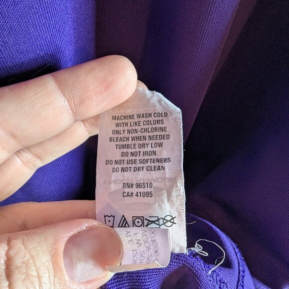 Under Armour Wounded Warrior Project Polo Shirt Purple HeatGear Mens Sz L - Picture 7 of 7